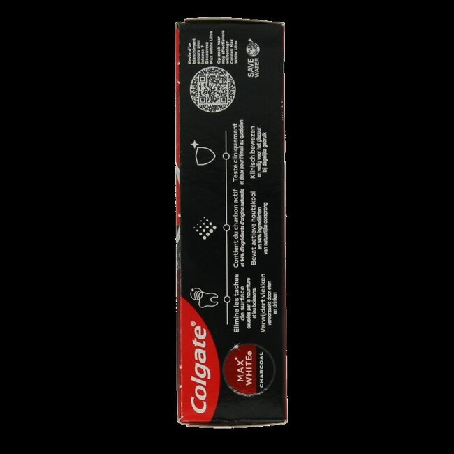 Colgate Dentifrice Max White Charcoal 20 ml