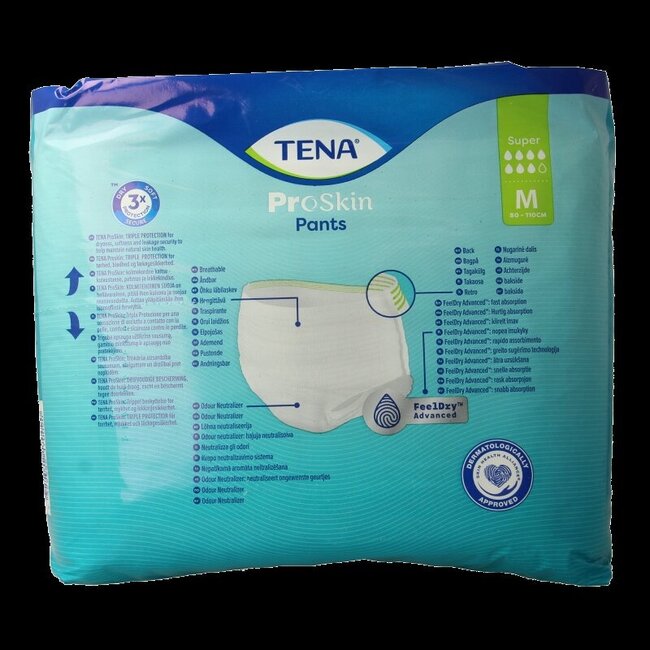 Tena Proskin pants super M 12 Stuks