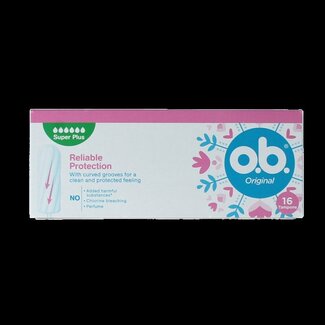 OB Tampons o.b. Original Super Plus 16 pièces