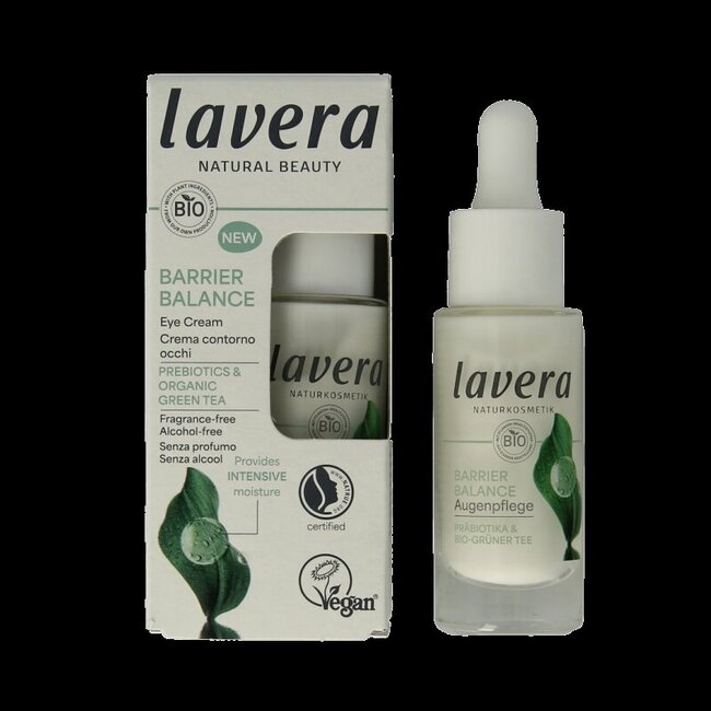 Lavera Barrier balance eye cream bio 15 Milliliter