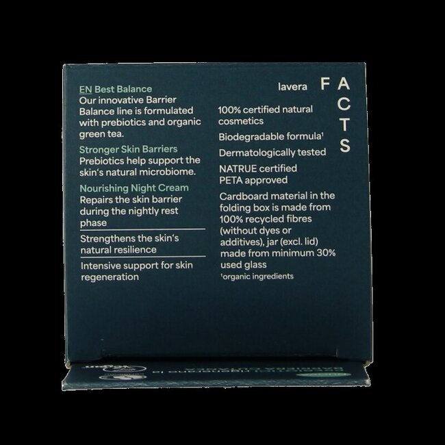 Lavera Barrier balance nightcream bio 50 Milliliter
