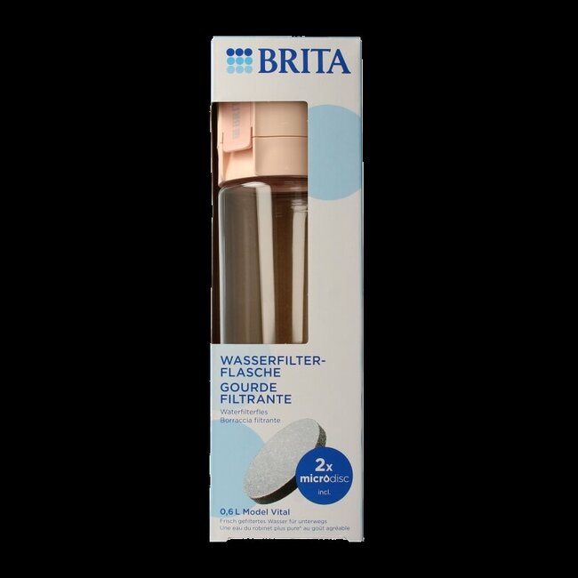 Waterfles vital apricot 1 Stuks