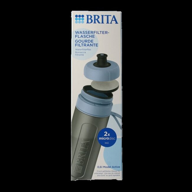 Waterfles active donkerblauw 1 Stuks