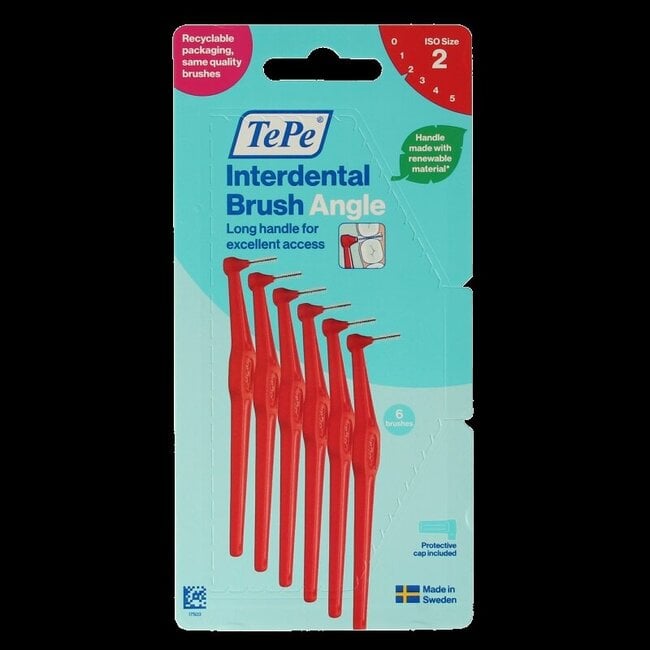TePe Interdentale ragers original rood 0,5mm maat 2 6 Stuks