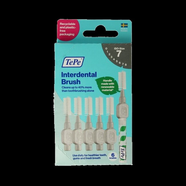 TePe Interdentale ragers original grijs 1.3mm maat 7 6 Stuks