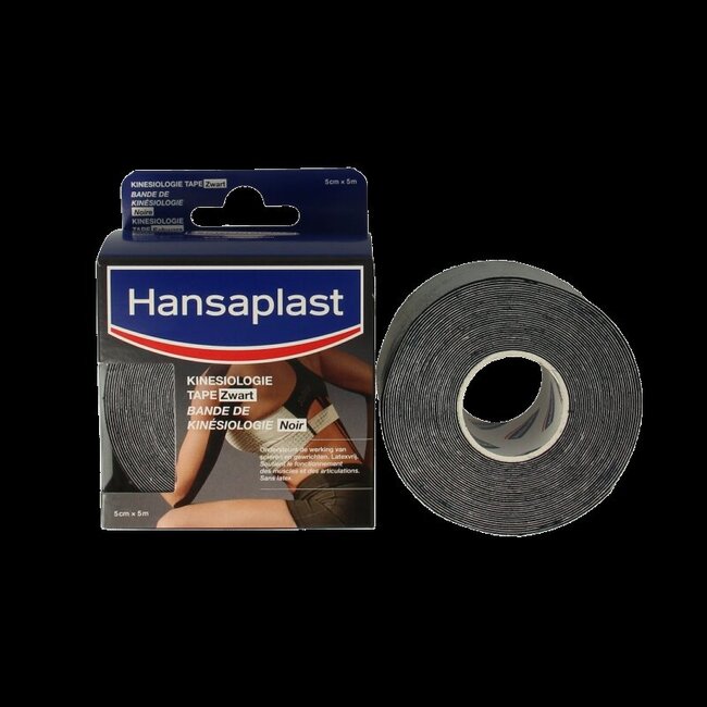 Hansaplast Kinesio tape zwart 1 Stuks