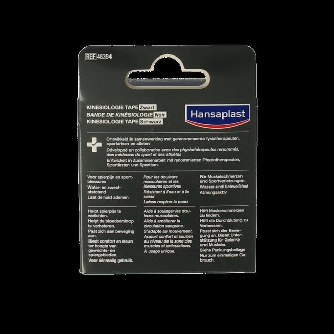 Hansaplast Kinesio Tape noir 1 pièce