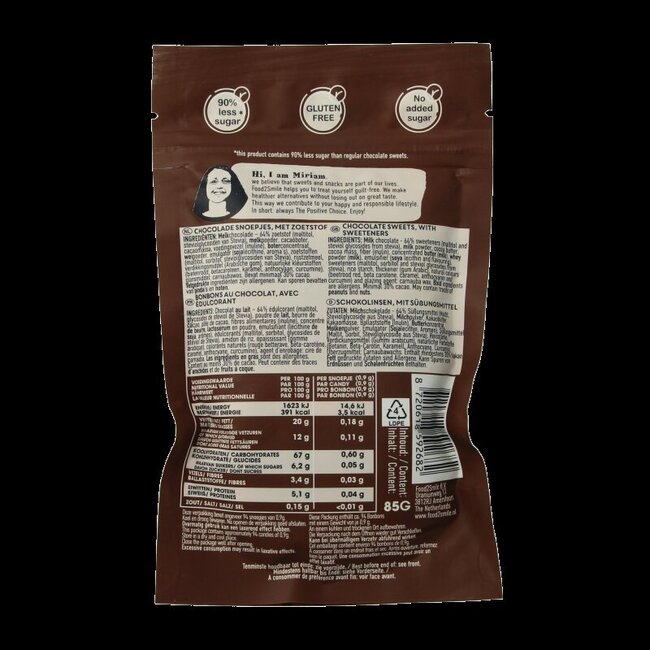 Food2Smile Chocosmiles 85 Gram