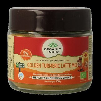 Organic India Organic India Préparation pour Golden Latte au curcuma 100 g