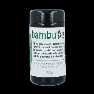 Bambu Salz Bambu Salz Sel de bambou très gros grain brûlé 9 fois 100 g