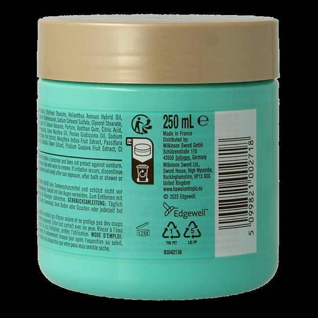 Beurre corporel Hawaiian Tropic enrichi au karité, à la noix de coco et à la mangue 250 ml