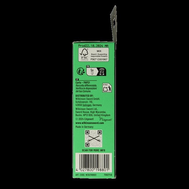 Blaireau de rasage Wilkinson, 1 pièce