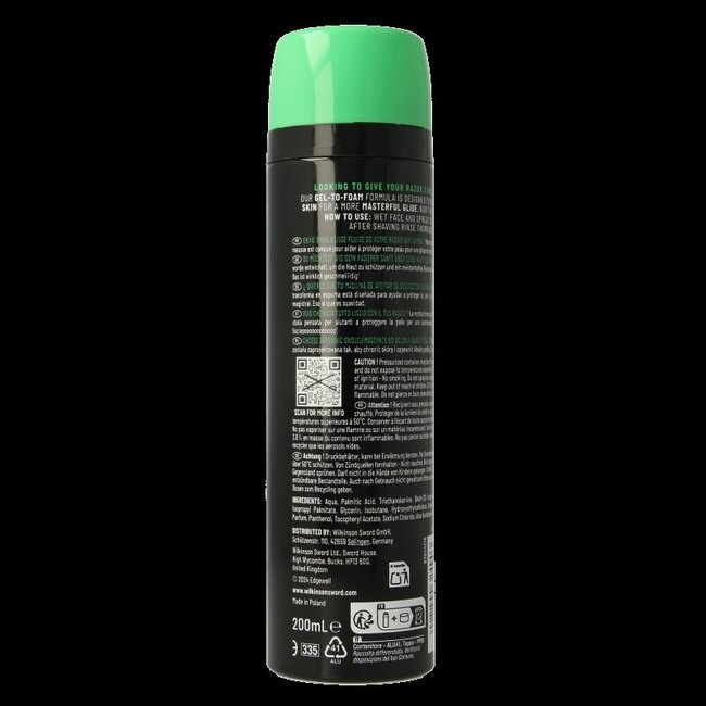 Wilkinson Shave gel sensitive 200 Milliliter