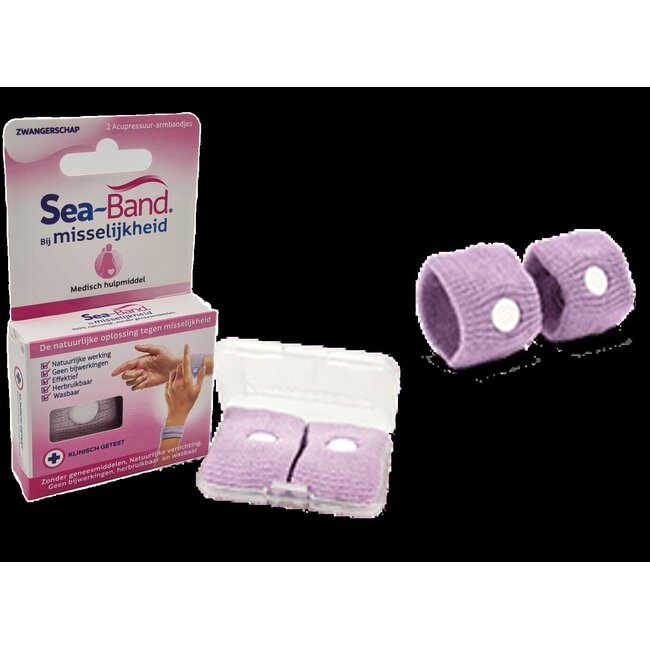 Sea Band Polsband mama lila 1 Paar