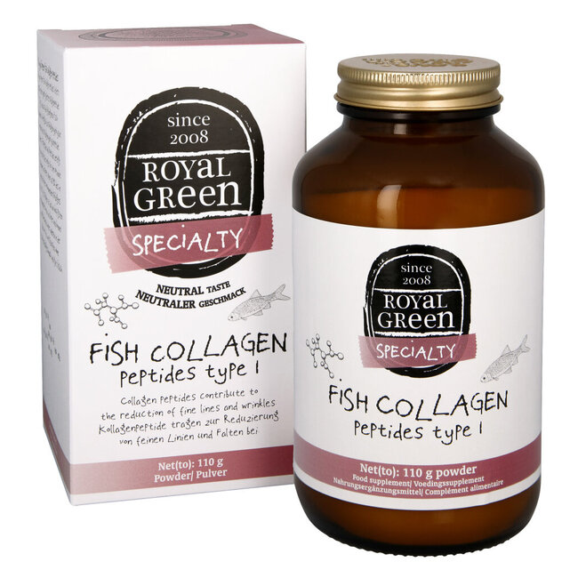Royal Green Fish collagen peptides 110 Gram