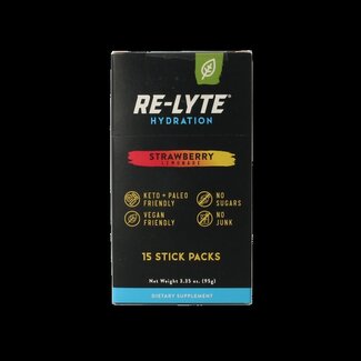 Re-Lyte Re-Lyte Hydration drankmix aardbei stick 15 Stuks
