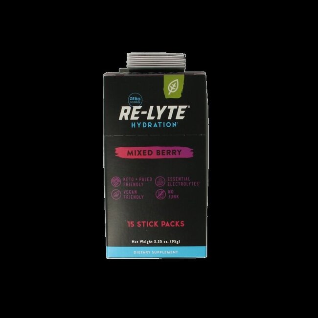Re-Lyte Hydration drankmix gemengde bessen stick 15 Stuks