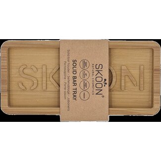 Skoon Porte-savon solide Skoon - 2 emplacements - 100% bambou 1 set