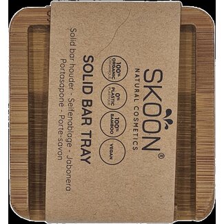 Skoon Skoon Solid bar tray - 1 bar - all bamboo 1 Set