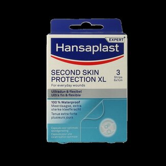 Hansaplast Second skin protection XL 3 Stuks