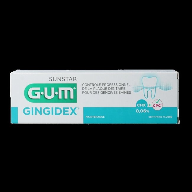 Dentifrice GUM Gingidex tube 75 ml