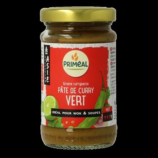 Primeal Primeal Pâte de curry vert bio 120 grammes