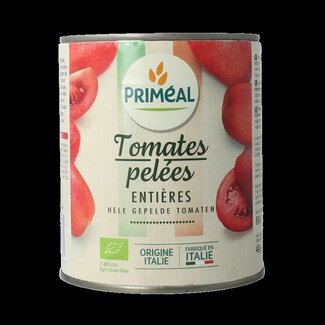 Primeal Primeal Tomaten gepeld bio 800 Gram