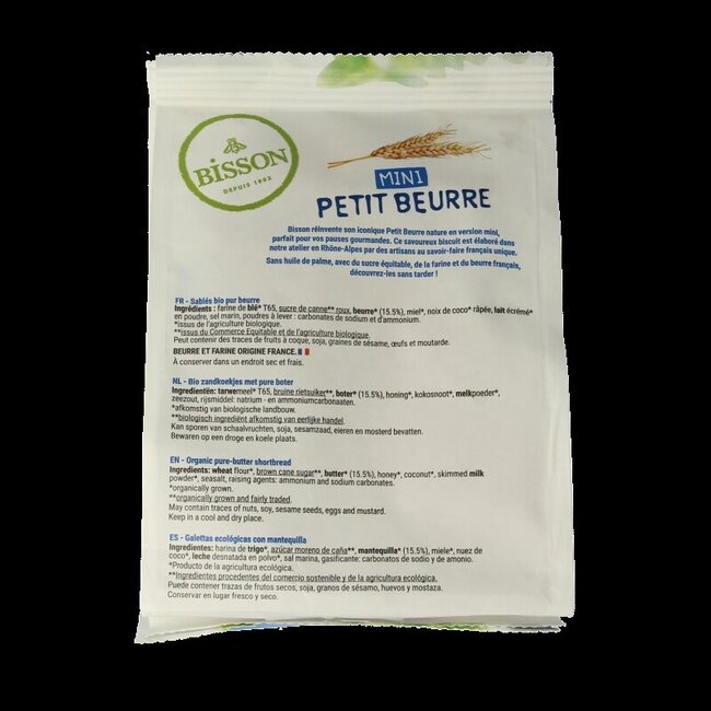 Bisson Mini petits beurres bio 125 g