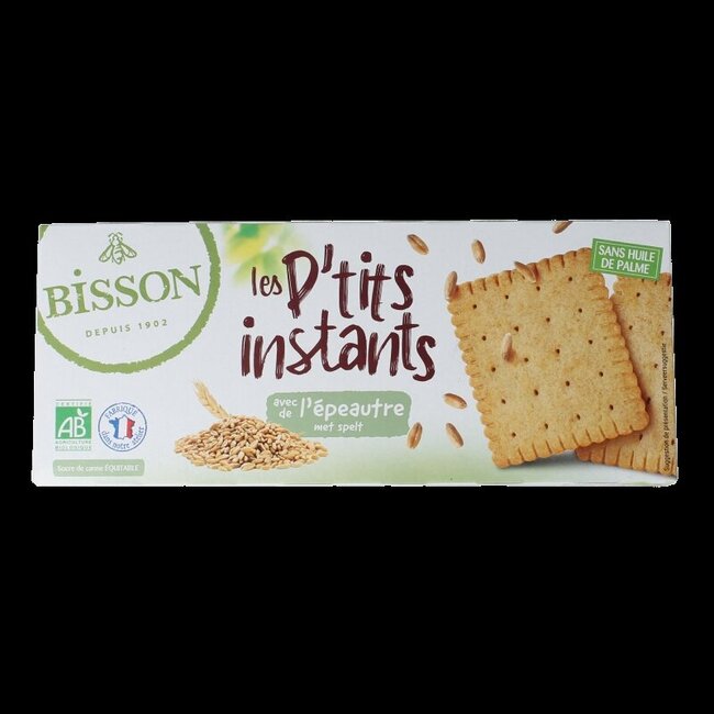 Bisson Les petits instants koekjes spelt bio 155 Gram