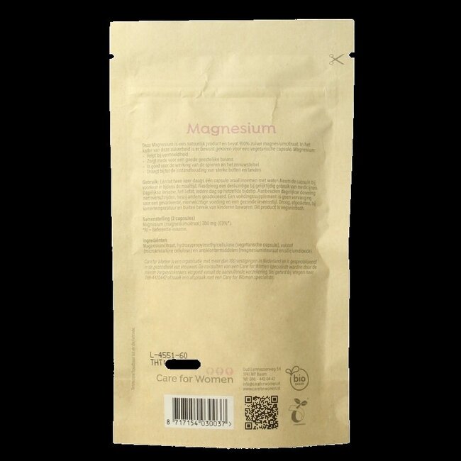 Care For Women Magnésium 60 Gélules