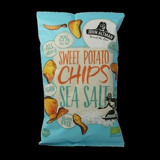John Altman John Altman Zoete aardappel chips sea salt bio 90 Gram