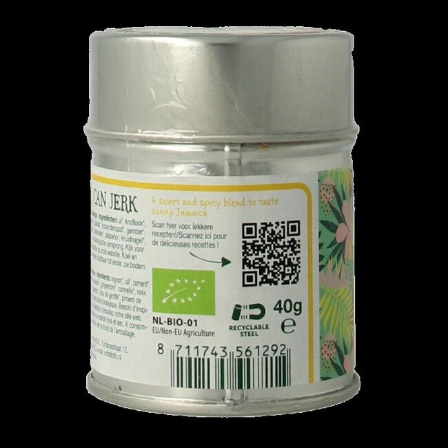 Natural Temptation Jamaican Jerk bio, boîte de 40 g