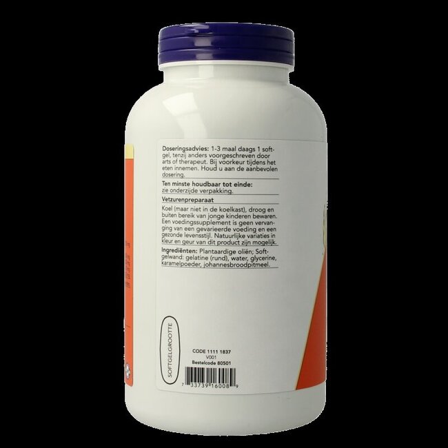 NOW Omega 3-6-9 1000mg 250 Softgels