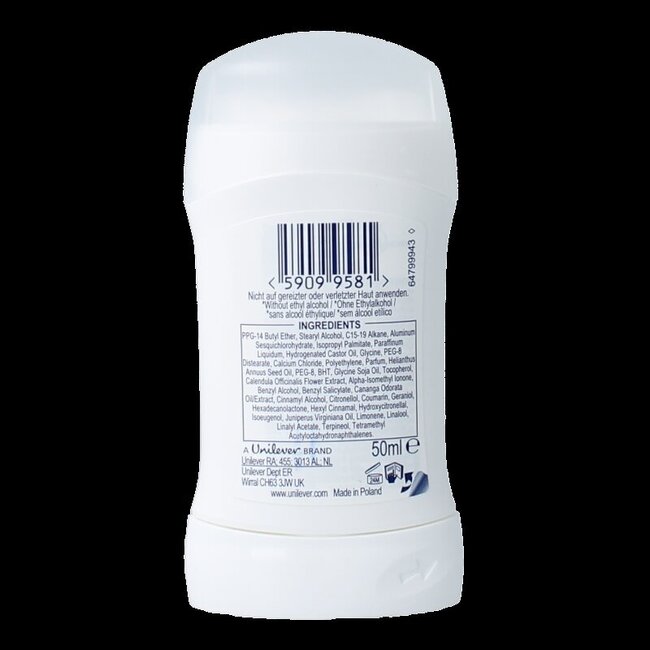 Dove Déodorant stick Invisible Dry 40 ml