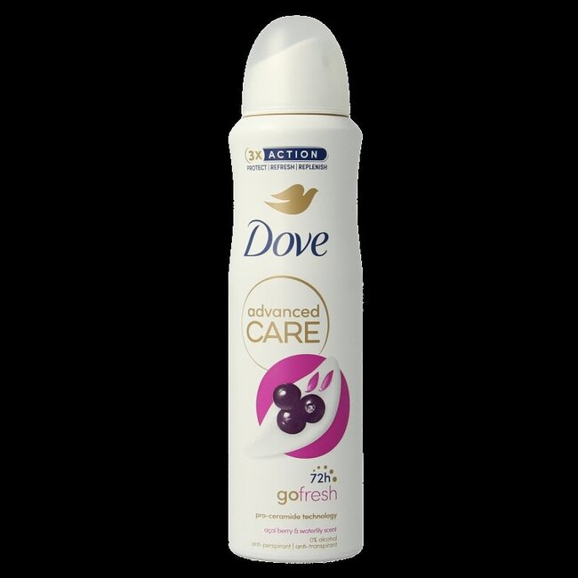 Dove Deodorant spray advanced acai & waterlily 150 Milliliter