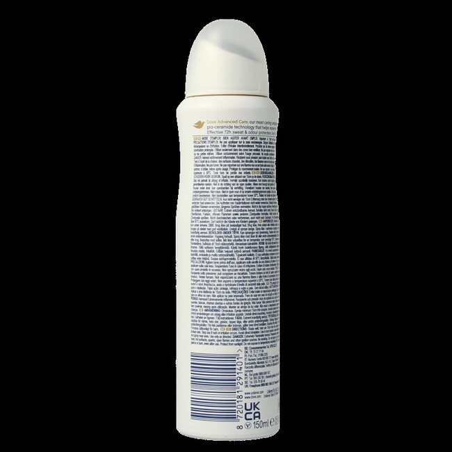 Dove Deodorant spray advanced acai & waterlily 150 Milliliter