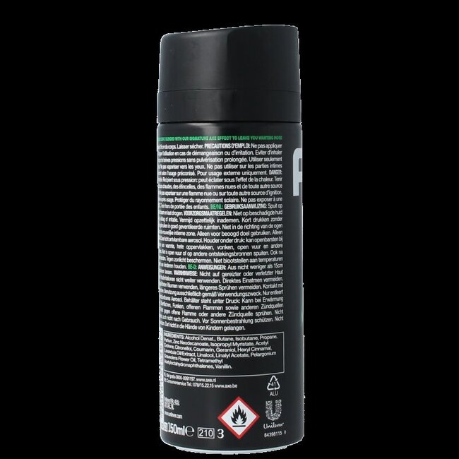 AXE Deodorant bodyspray Africa 150 Milliliter
