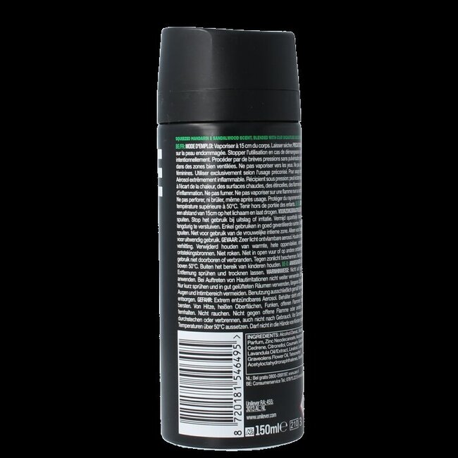 AXE Déodorant bodyspray Africa 150 ml