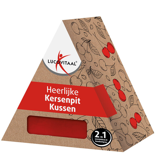 Kersenpit kussen vierkant 1 Stuks