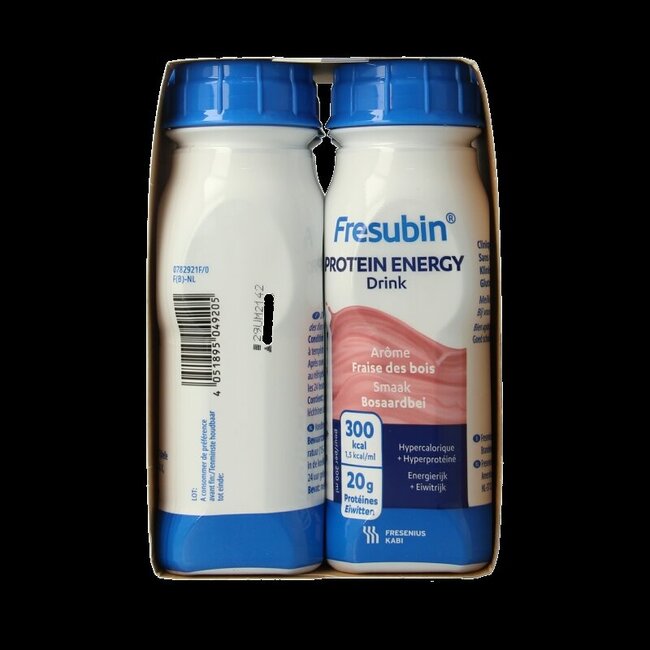 Fresubin Protein fraise des bois 200ml, lot de 4