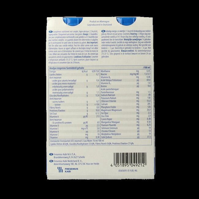 Fresubin Protein bosaardbei 200ml 4 Stuks