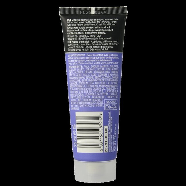 John Frieda Shampooing Violet Crush 75 ml