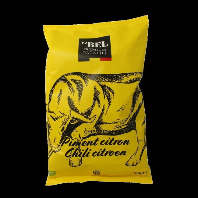 reBEL Aardappelchips chili lemon bio 125 Gram