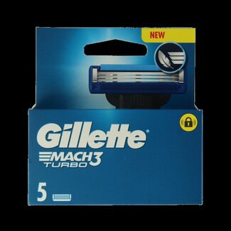 Gillette Lames Gillette Mach3 Turbo, lot de 5