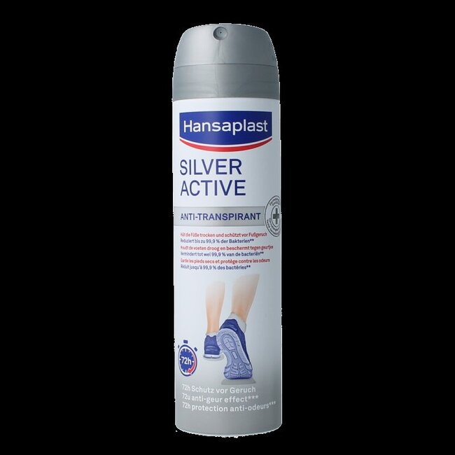 Silver active voet deodorant 150 Milliliter