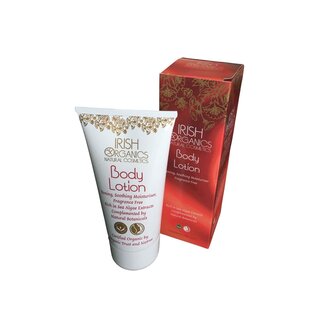 Irish Organics Lait corporel aux algues Irish Organics sans parfum bio 150 ml