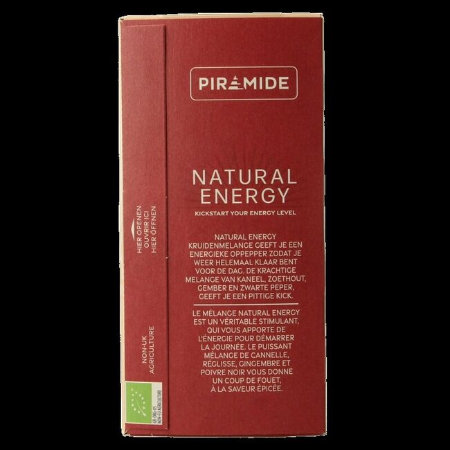 Piramide Natural energy bio 20 Zakjes