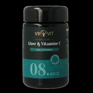 Vrovit Vrovit Liposomaal 08 ijzer & vitamine c 60 Capsules