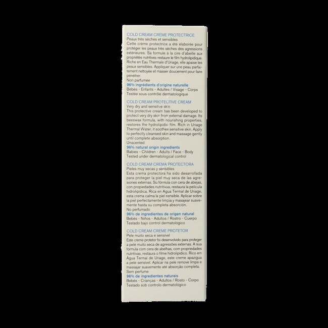 Uriage Cold cream 100 Milliliter
