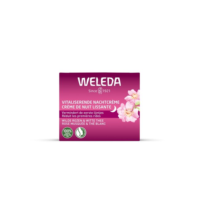 Wilde rozen & witte thee nachtcreme 40 Milliliter